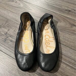 Sam Edelman Black Leather Ballet Flats Women’s Size 7